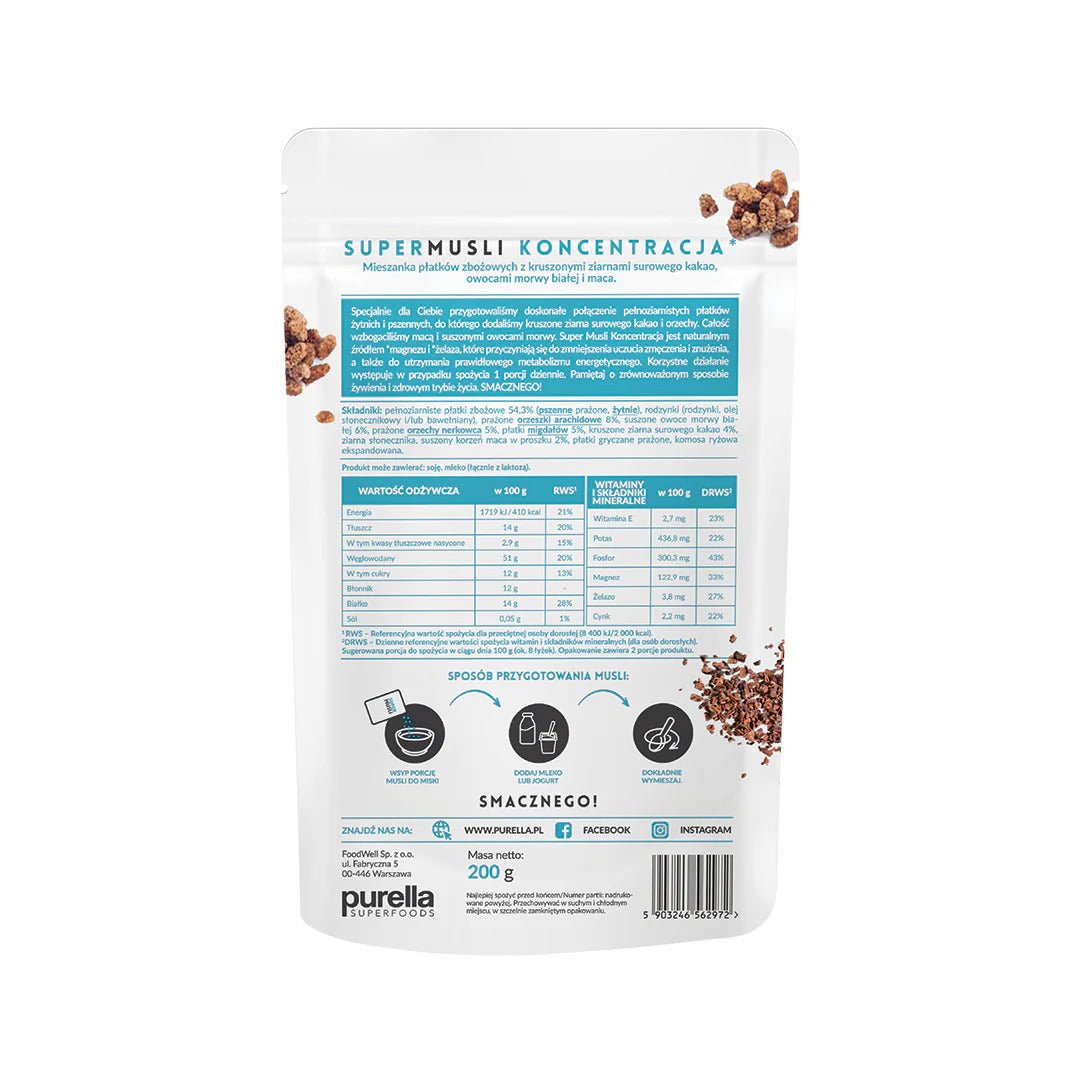 Purella Super Muesli Focus 200g
