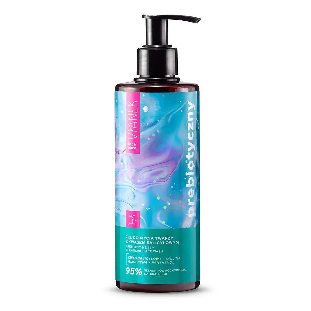 Vianek face care. Prebiotic & Deep Cleansing Face Wash 300ml