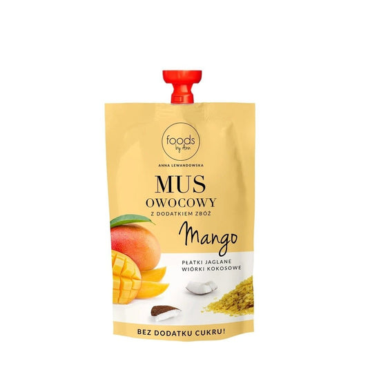 12x Foods by Ann Fruit puree with cereals Mango & Millet flakes & Coconut flakes 100g