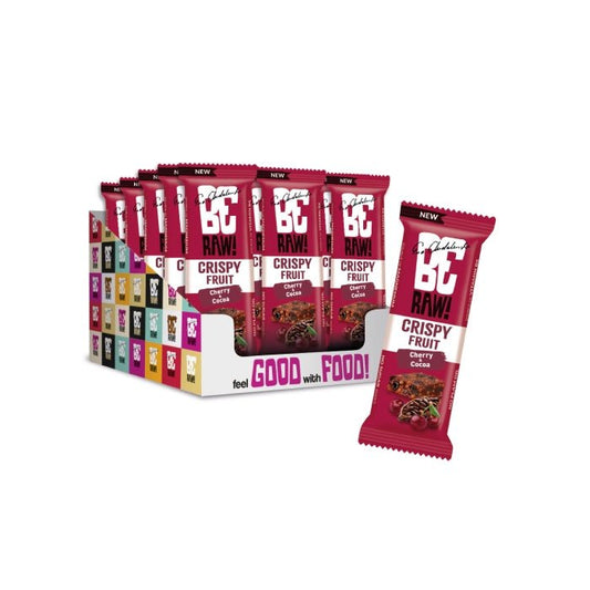 15x Be Raw Bar Crispy Fruit - Cherry&Cocoa 40g