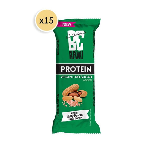 15x Be Raw Protein 21% Bar - Salty Peanut 40g