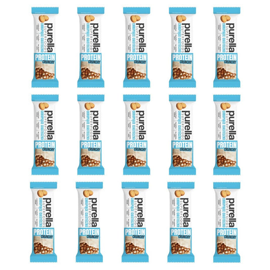 15x Purella SuperFoods Protein Bar - Crunchy Cookie 45g