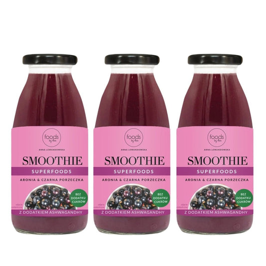 3x Foods by Ann Smoothie Chokeberry & Blackcurrant 250ml