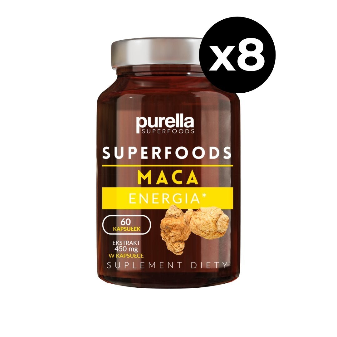 6x Purella Food Supplement Maca 60 capsules