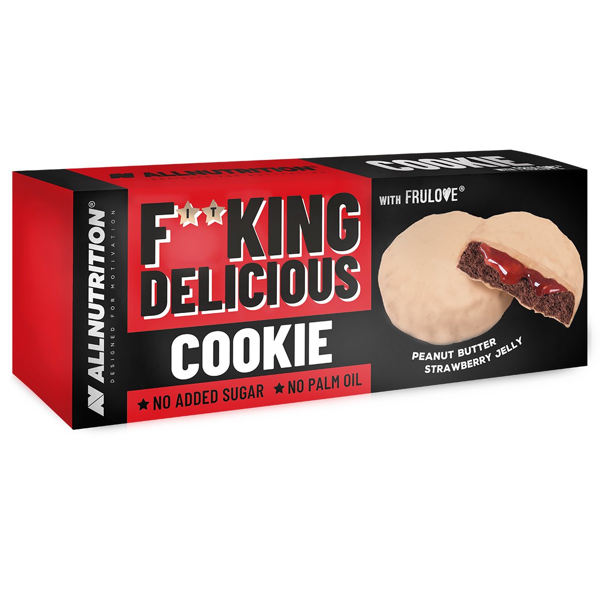 ALLNUTRITION FITKING COOKIE Peanut Butter Strawberry Jelly 128g