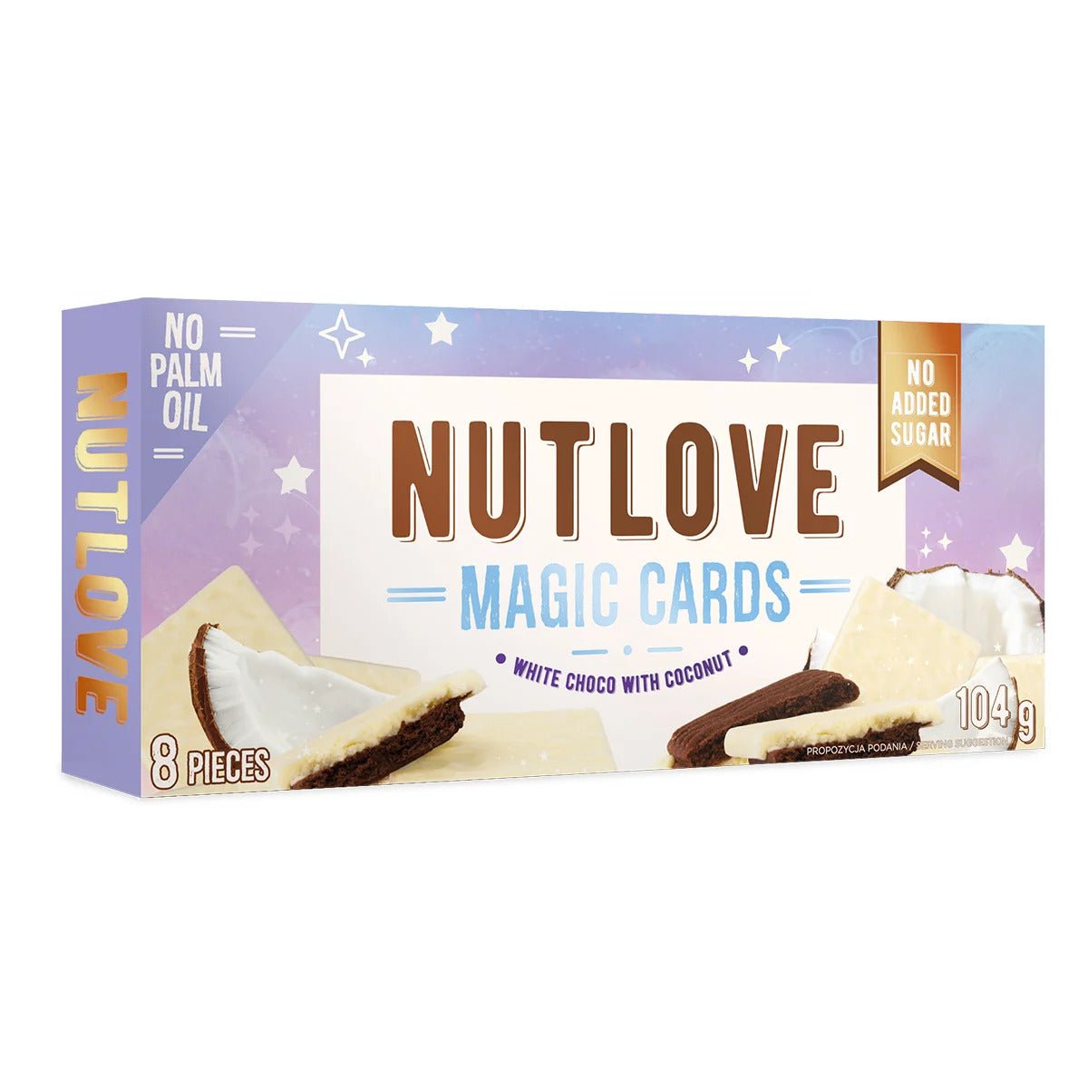 ALLNUTRITION NUTLOVE Magic Cards White Choco with Coconut 104g