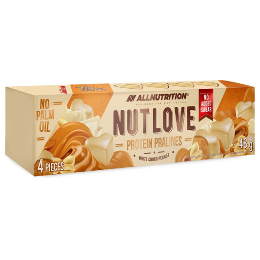 ALLNUTRITION NUTLOVE PROTEIN PRALINES White Choco Peanut 48g