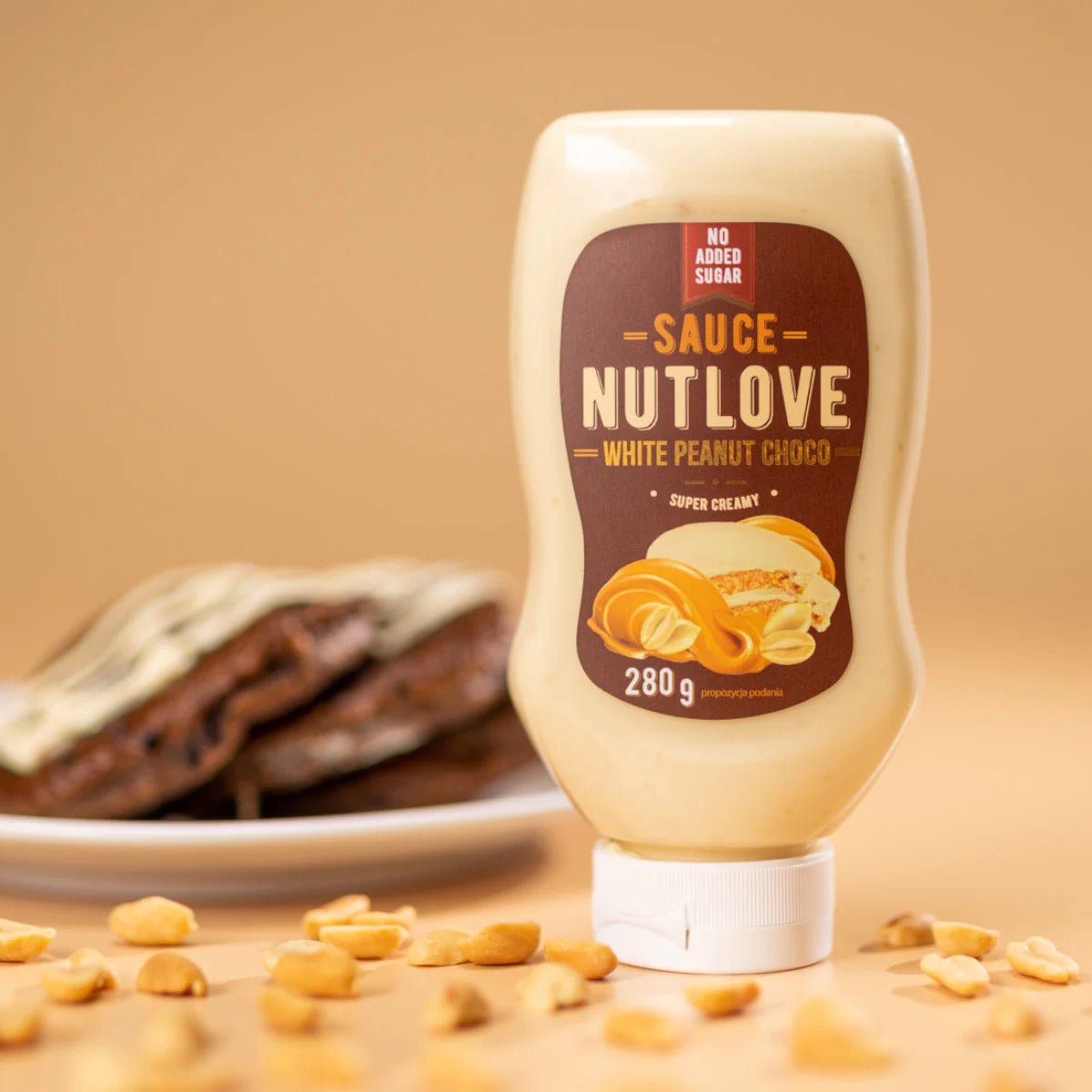 ALLNUTRITION NUTLOVE Sauce White Peanut Choco 280g