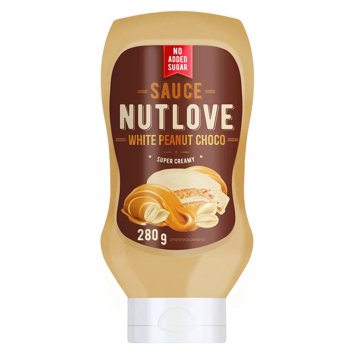 ALLNUTRITION NUTLOVE Sauce White Peanut Choco 280g