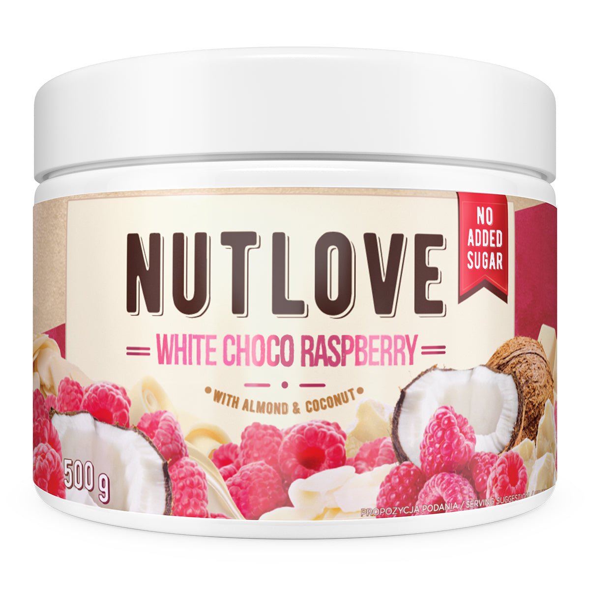 ALLNUTRITION NUTLOVE White Choco Raspberry 500g