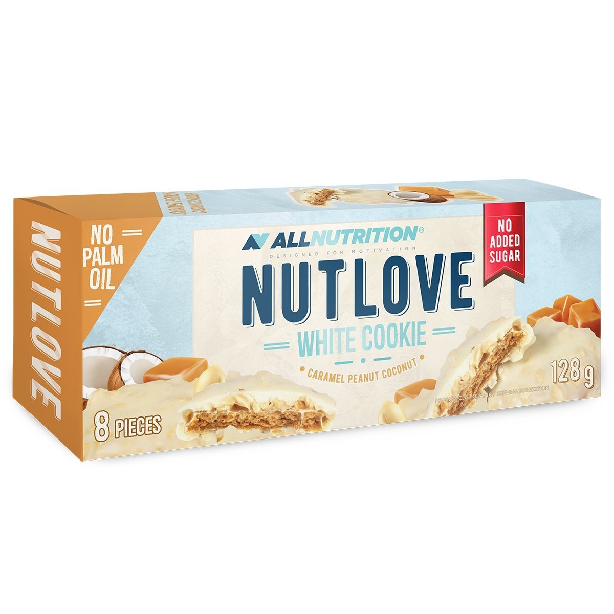 ALLNUTRITION NUTLOVE White Cookie Caramel Peanut Coconut 128g