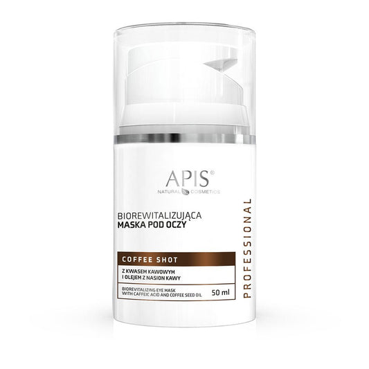 APIS Coffee Shot - Biorevitalizing Eye Mask with Caffeic Acid & Coffee Seed Oil 50ml