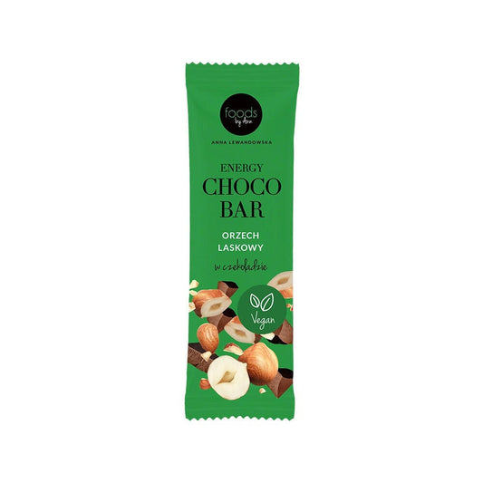 Foods by Ann Energy Choco Bar Hazelnut in chocolate 35g