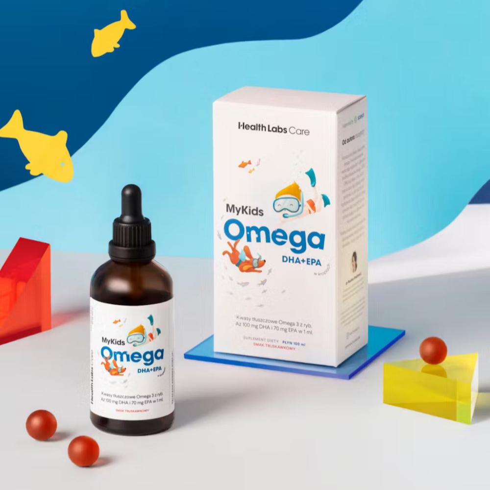 HealthLabs Care MyKids Omega - Omega 3 acids in drops for kids 100ml