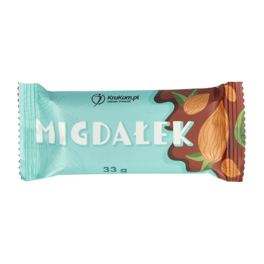 Krukam Almond bar in chocolate 33g