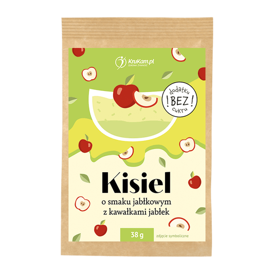 Krukam Apple kissel with apple pieces 38g