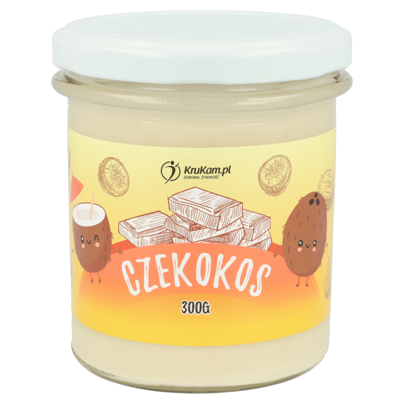 Krukam Czekokos - Coconut paste with white chocolate 300g