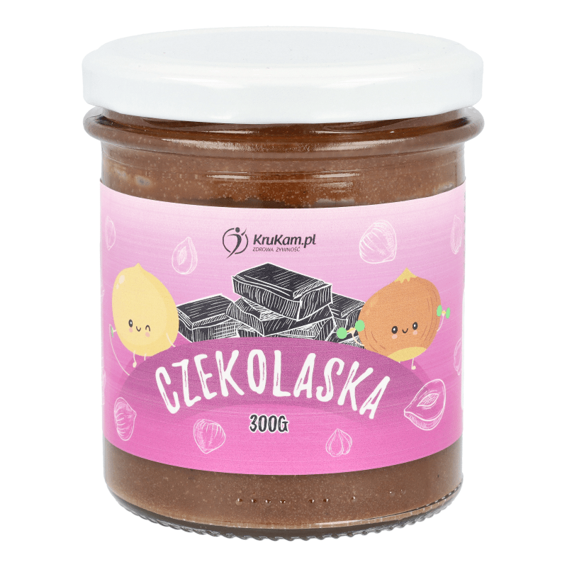 Krukam Czekolaska - Hazelnut Paste with Chocolate 300g