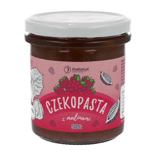 Krukam Czekopasta - Hazelnut Paste with Raspberries and Chocolate 300g