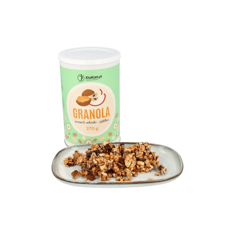 Krukam Granola walnut-apple 270g