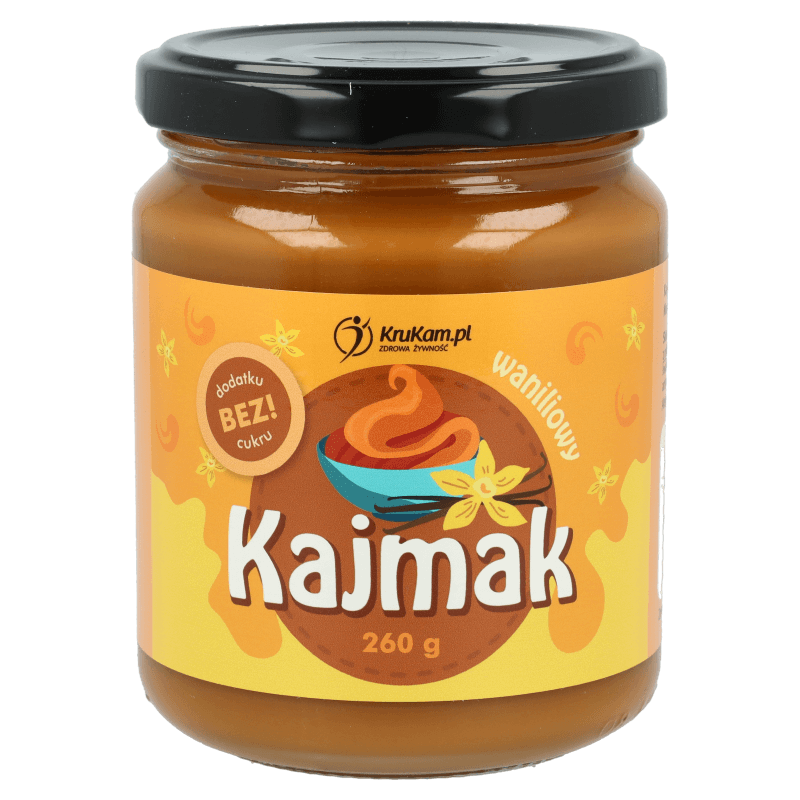 Krukam Kajmak with no added sugar - Vanilla 260g