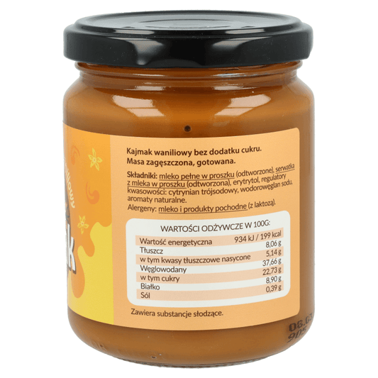 Krukam Kajmak with no added sugar - Vanilla 260g