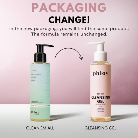 Phlov face care CLEANSING GEL natural detox 150ml