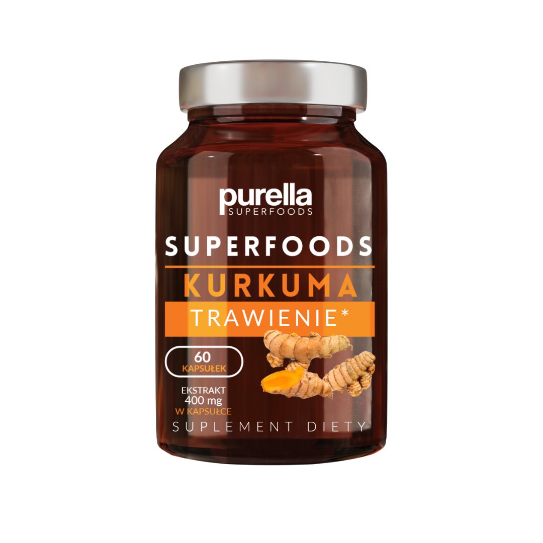 Purella Food Supplement Turmeric 60 capsules