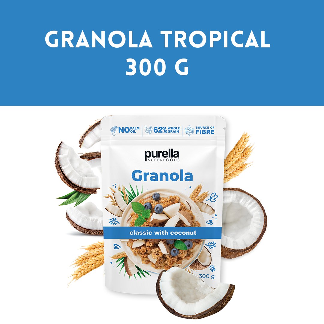 Purella Granola classic with coconut 300g