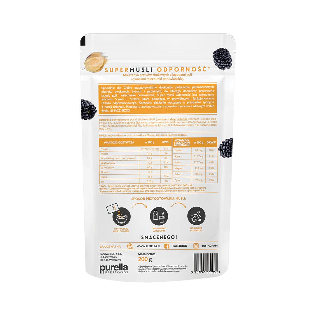 Purella Super Muesli Immune 200g