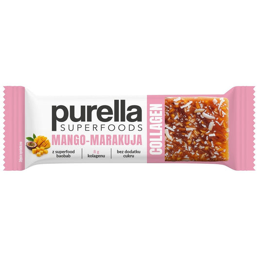 Purella SuperFoods Bar - Mango-Passion Fruit Collagen 40g