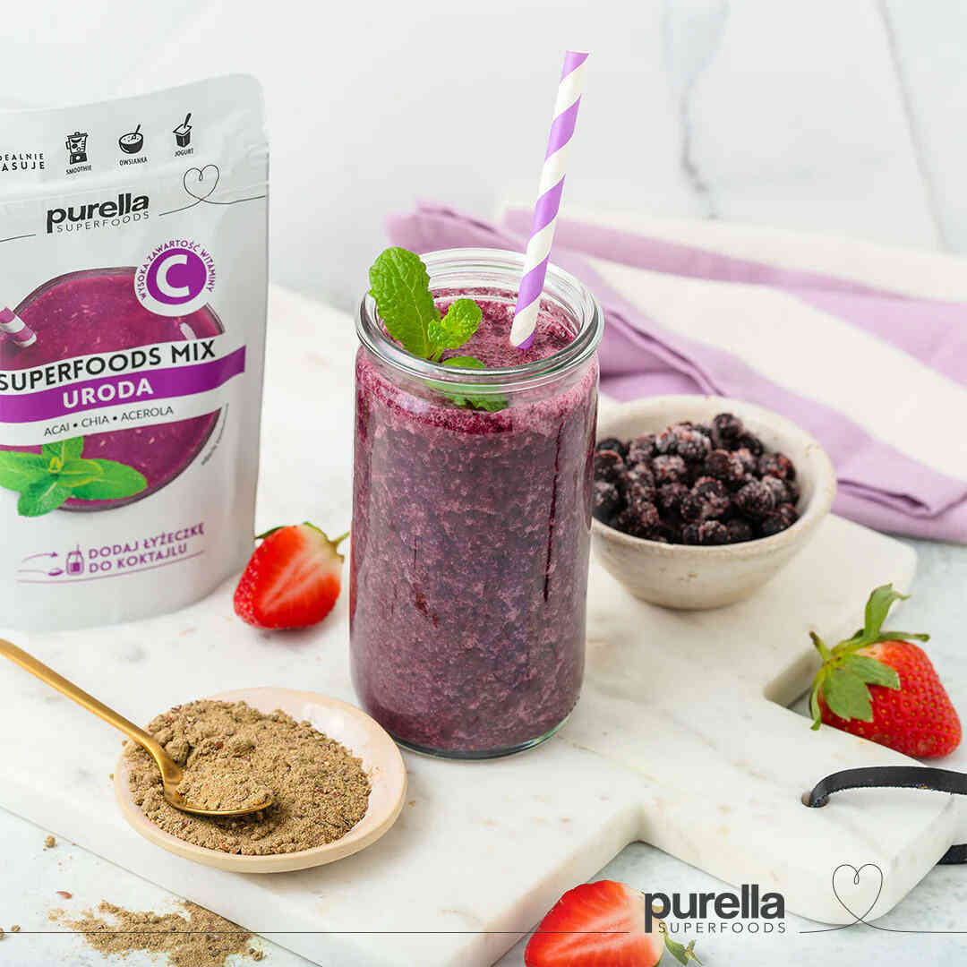 Purella Superfoods mix Beauty - Acai, Chia, Acerola 40g