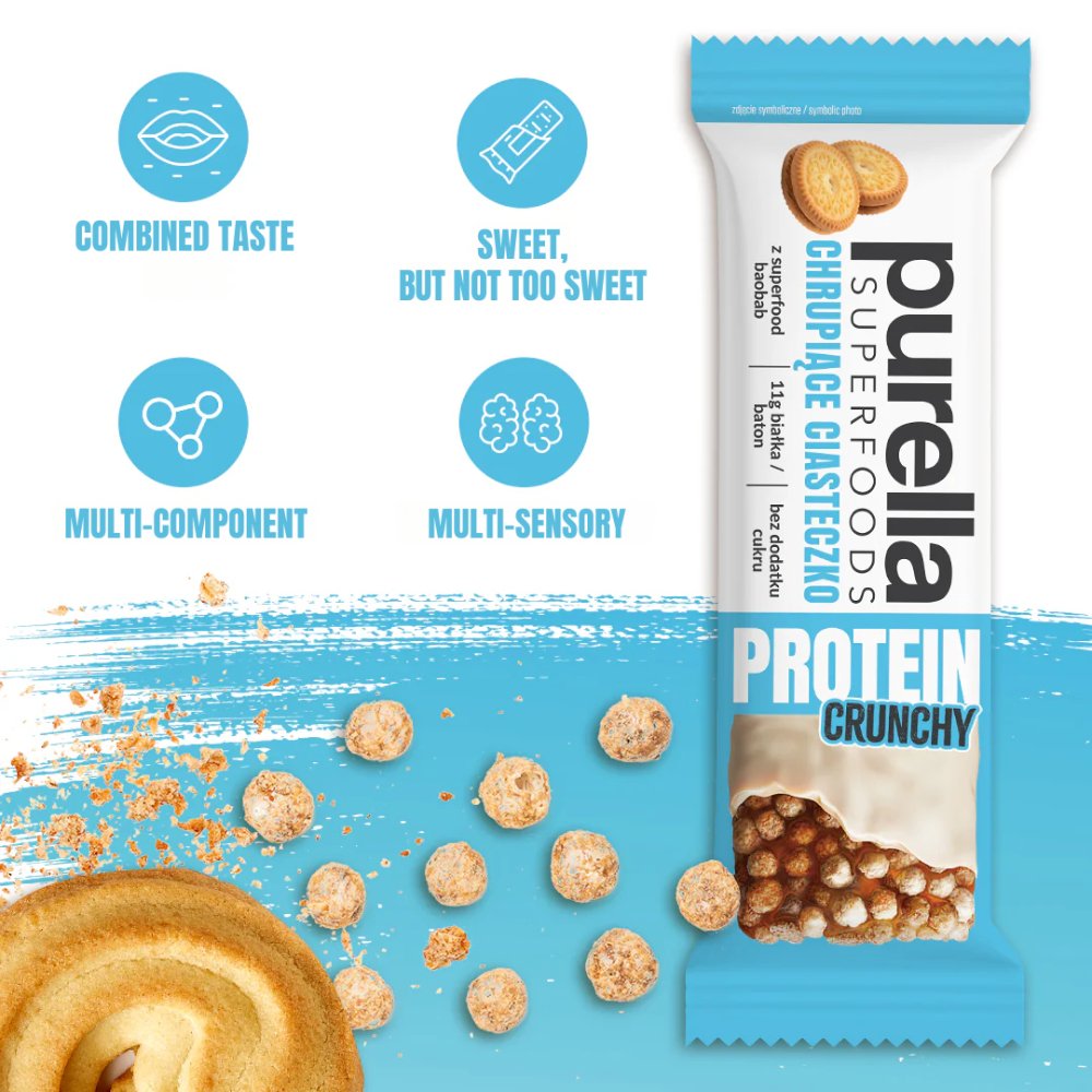 Purella SuperFoods Protein Bar - Crunchy Cookie 45g