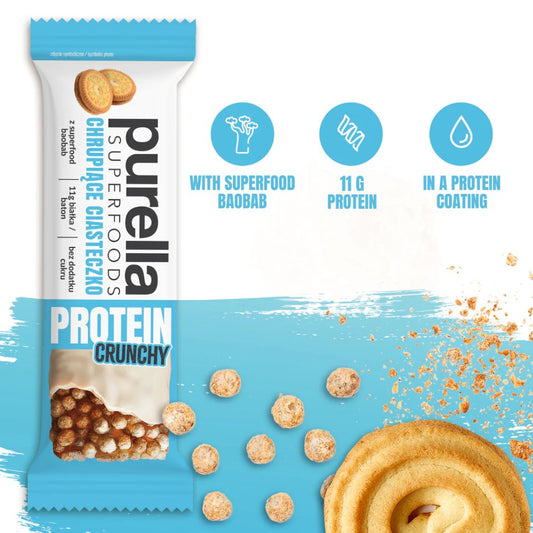 Purella SuperFoods Protein Bar - Crunchy Cookie 45g