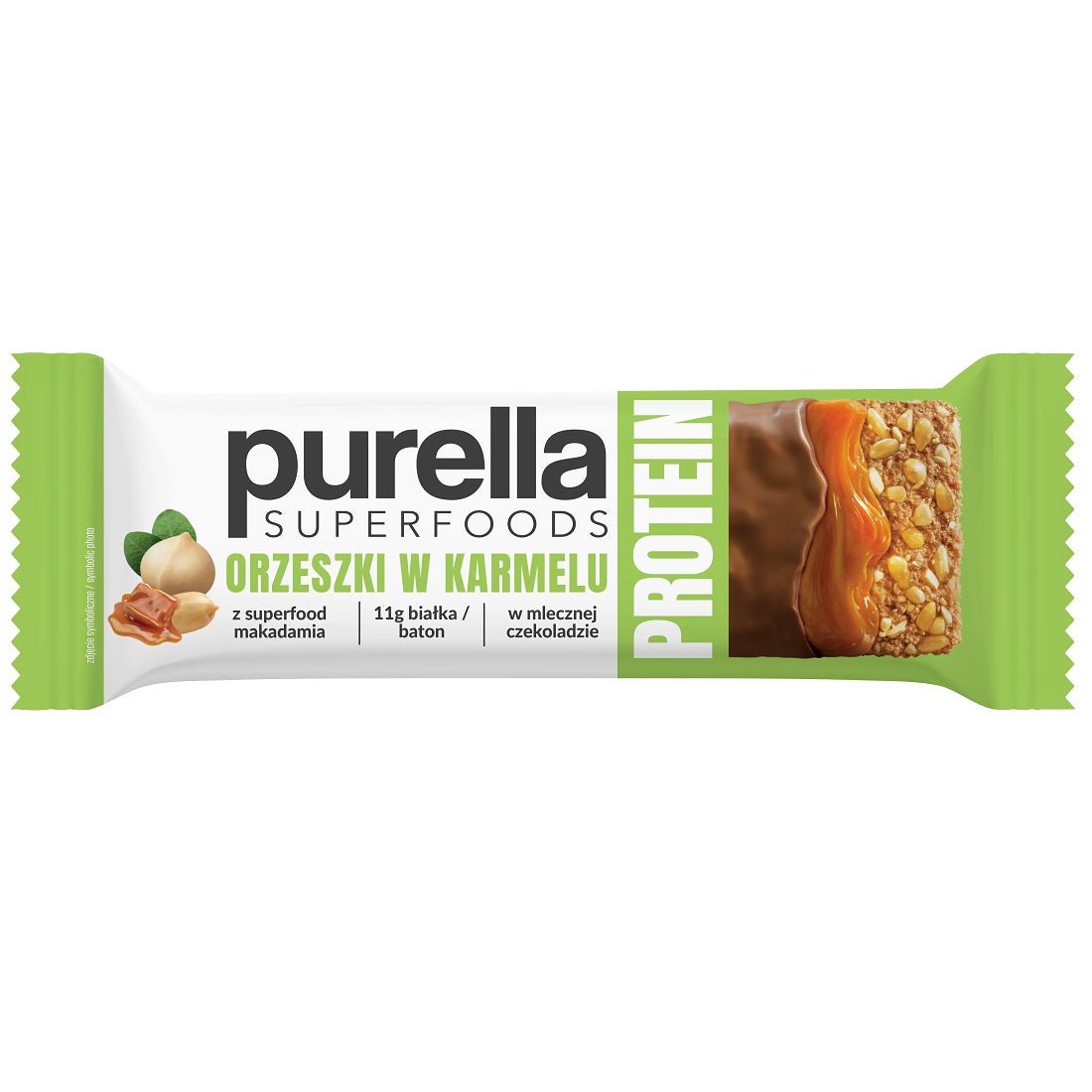 Purella SuperFoods Protein Bar - Nuts in Caramel 45g