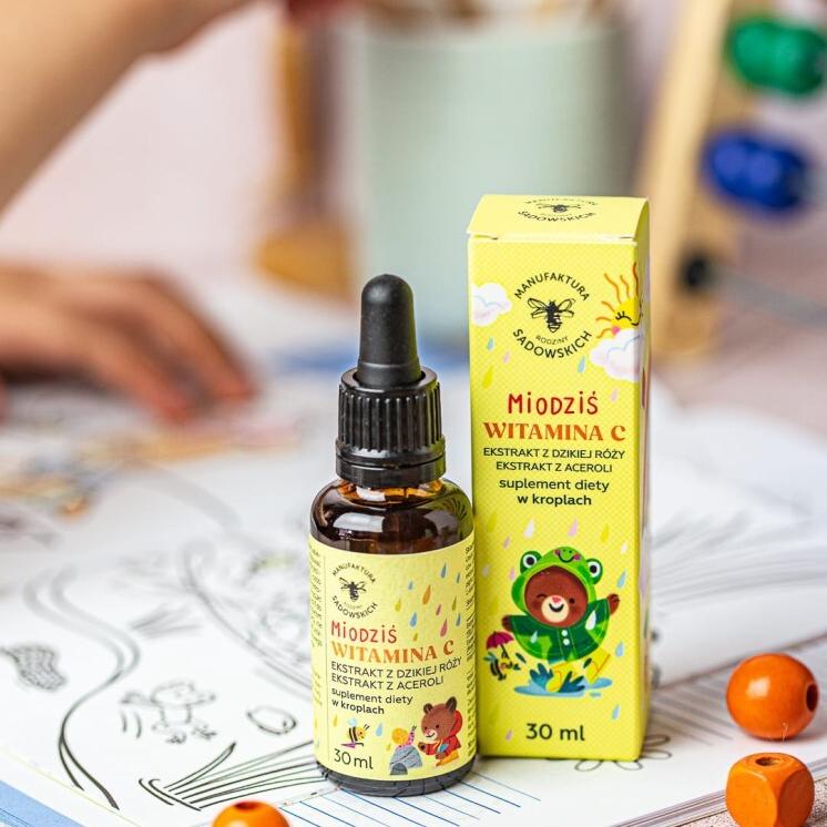 Sadowski Bee Gardens Drops Vitamin C for Kids - Honey Bear 30ml