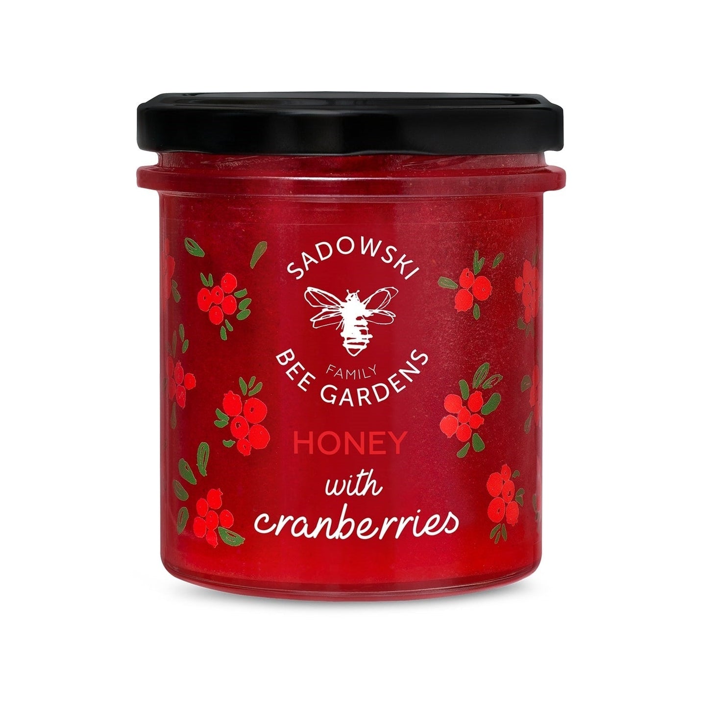 Sadowski Bee Gardens Honey with cranberry 430g