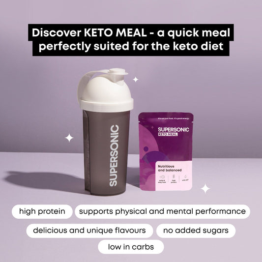 SUPERSONIC Keto Meal - Vanilla Ice Cream 80g