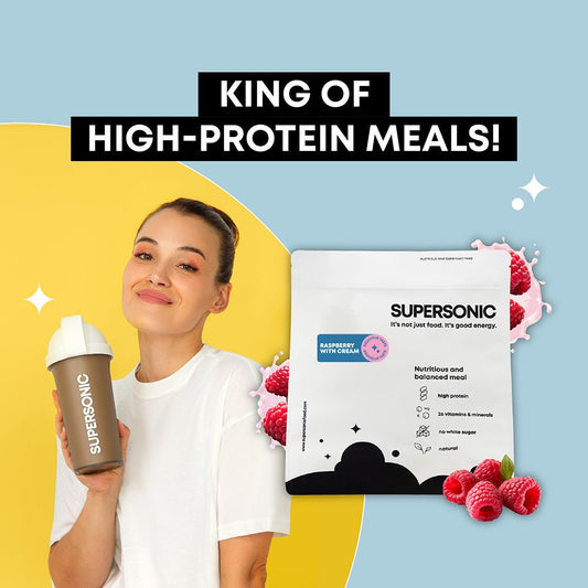 SUPERSONIC Plus Meal with raspberry and cream flavour 1500g