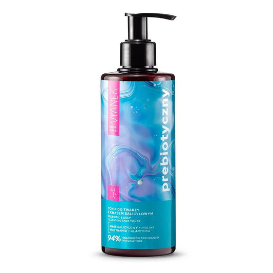Vianek face care. Prebiotic & Deep Cleansing Face Toner 300ml