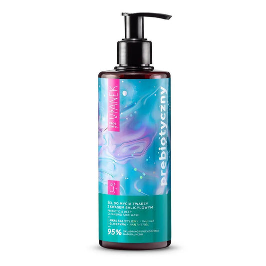 Vianek face care. Prebiotic & Deep Cleansing Face Wash 300ml