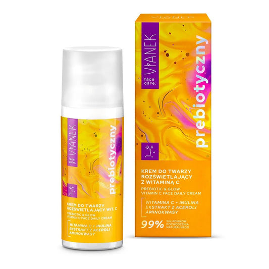 Vianek face care. Prebiotic & Glow Vitamin C Face Daily Cream 50ml