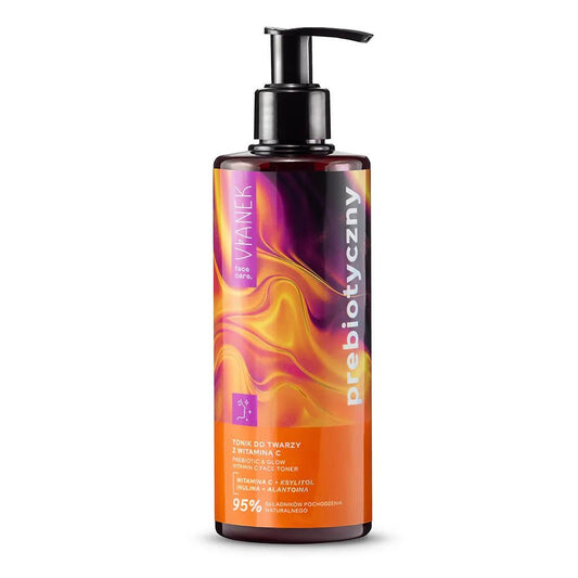 Vianek face care. Prebiotic & Glow Vitamin C Face Toner 300ml