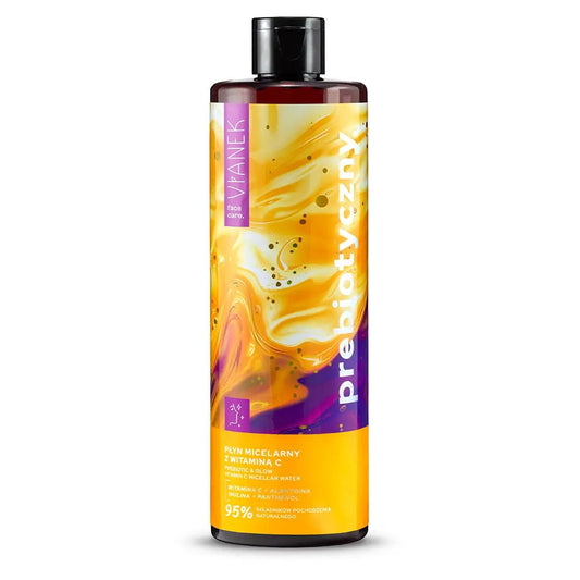 Vianek face care. Prebiotic & Glow Vitamin C Micellar Water 400ml
