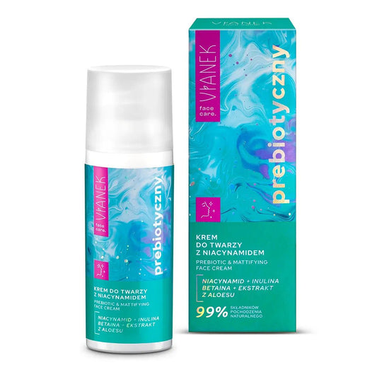 Vianek face care. Prebiotic & Mattifying Face Cream 50ml